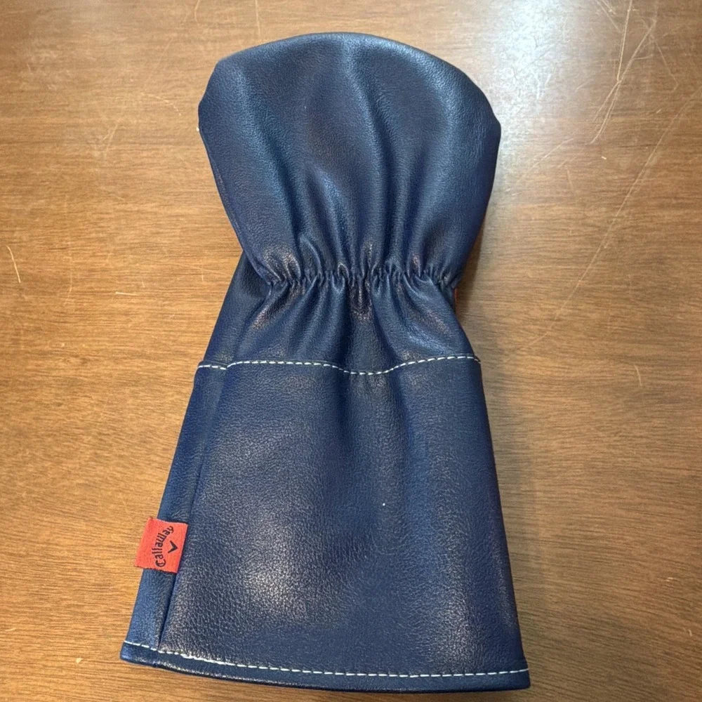 Callaway Golf Club Headcover Wood Hybrid Navy Red Embroidered 1 EUC